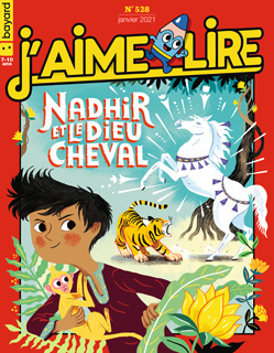 Couverture de J'aime lire, n° 528 : Nadhir et le dieu Cheval