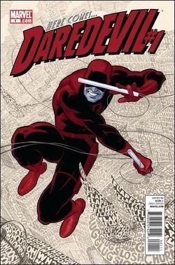 Couverture de Daredevil Vol. 3 (2011), Tome 1 : Here Comes Daredevil 