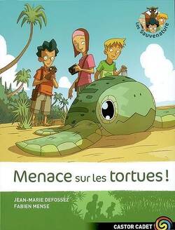 Couverture de Les Sauvenature, Tome 2 : Menace sur les tortues !