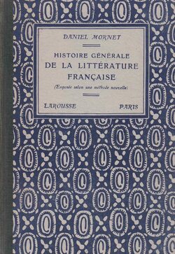Couverture de Histoire générale de la littérature française