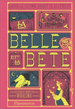 Couverture du livre La Belle et la Bête illustré et animé
