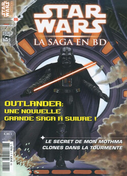 Couverture de Star Wars - BD Magazine / La Saga en BD, Tome 6 : Outlander (1&2/6) - La Légende des Jedi (2e partie) - Sur ses positions - Seulement de routine... 
