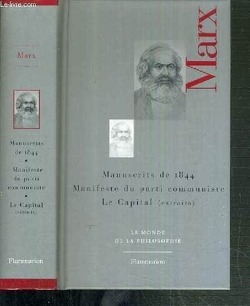 Couverture de X Marx: Mauscrits de 1884