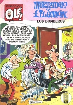 Couverture de Olé Mortadelo, Tome 53 : Los Bomberos