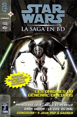 Couverture de Star Wars - BD Magazine / La Saga en BD, Tome 10 : Les Origines du général Grievous