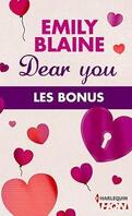 Dear You - Les Bonus