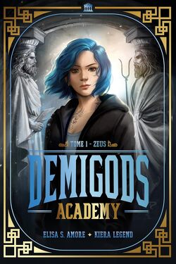 Couverture de Demigods Academy, Tome 1 : Zeus