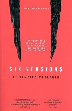 Couverture de Six versions, Tome 4 : Le Vampire d'Ergarth
