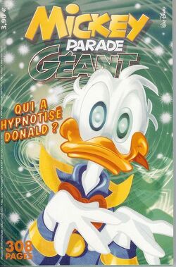 Couverture de Mickey Parade Géant, nº 285 : Qui a hypnotisé Donald ?