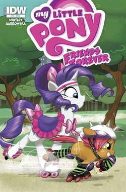 Couverture de My Little Pony : Friends Forever Tome 13 : Rarity & Scootaloo