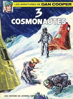 Couverture de Les Aventures de Dan Cooper, Tome 9 : 3 cosmonautes