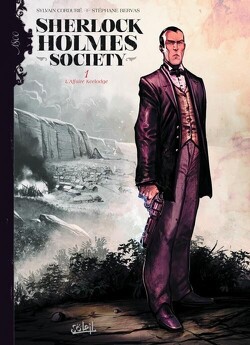 Couverture de Sherlock Holmes Society, tome 1 : L'affaire Keelodge