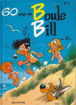 Couverture de Boule et Bill, tome 5 : 60 gags de Boule et Bill (5)