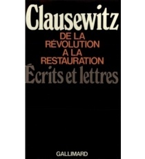 Couverture de De la révolution à la restauration. Écrits et lettres