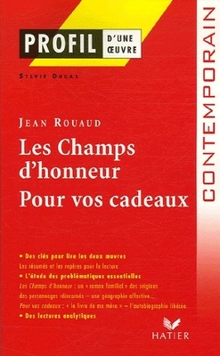 Couverture de Profil – Jean Rouaud : Les Champs d'honneur