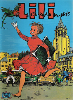 Couverture de L'Espiègle Lili, Tome 23 : Lili à Saint-Germain-des-Près