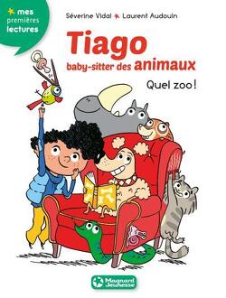 Couverture de Tiago, baby-sitter des animaux, Tome 1 : Quel zoo !