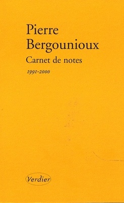 Couverture de Carnet de notes, 1991-2000