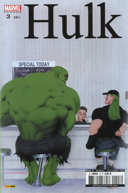 Couverture de Hulk tome 3 : Drôle d'endroit pour une rencontre