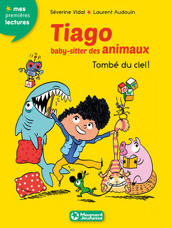 Couverture de Tiago, baby-sitter des animaux, Tome 2 : Tombé du ciel !