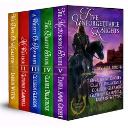 Couverture de Five Unforgettable Knights (Anthologie)