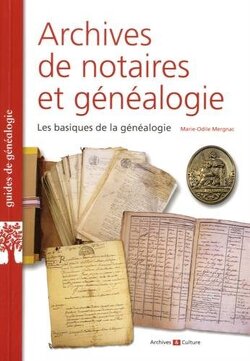 Couverture de Archives de notaires et généalogie