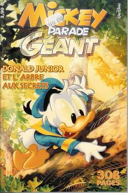 Couverture de Mickey Parade géant, N° 283 : Donald junior et l'arbre aux secrets