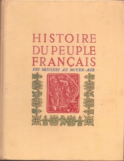 Couverture de Histoire du peuple français, Tome 1 : Des origines au Moyen-Age