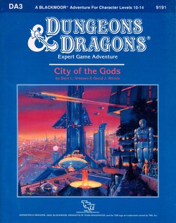 Couverture de Dungeons & Dragons -DA3 City of the Gods