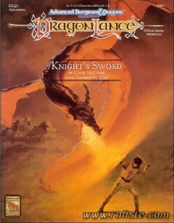 Couverture de Advanced Dungeons & Dragons - Dragonlance - DLQ1 Knight's Sword