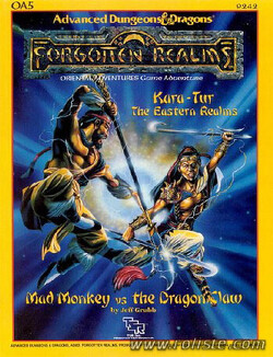 Couverture de Advanced Dungeons & Dragons - Forgotten Realms - OA5 Mad Monkey vs The Dragon Claw
