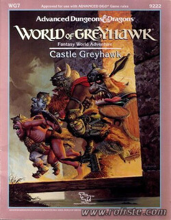Couverture de Advanced Dungeons & Dragons - World of Greyhawk - WG7 Castle Greyhawk
