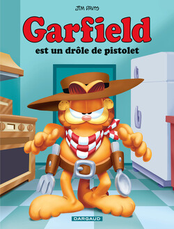 Couverture de Garfield, Tome 23 : Garfield est un drôle de pistolet