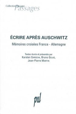 Couverture de Ecrire après Auschwitz : Mémoires croisées France-Allemagne