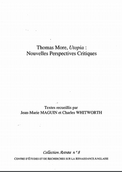 Couverture de Thomas More, Utopia : Nouvelles perspectives critiques