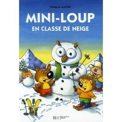 Couverture de Mini-Loup (Les albums Hachette), Tome 8 : Mini-Loup en classe de neige
