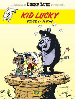 Couverture de Les Aventures de Kid Lucky d'après Morris, Tome 4 : Suivez la flèche