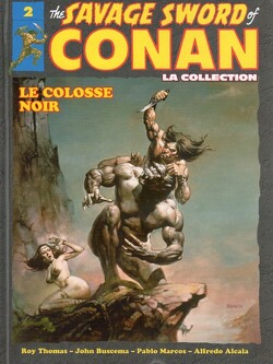 Couverture de The savage sword of Conan, Tome 2: Le colosse noir