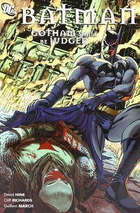 Couverture de Batman : Gotham shall be judged